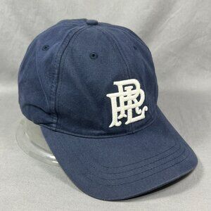Vtg Polo Ralph Lauren PRL Strapback Hat Blue Baseball Adjustable Dad Mens 90s